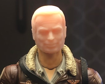 Valaverse Six Million Dollar Man  Oscar custom 6" 1/12th scale 3D Printed head