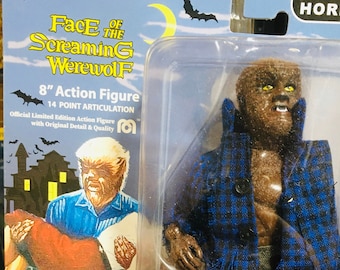Werewolf flocked custom 8" 1/9th scale collectible figure