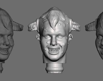 Maurice custom 3D Printed head for 1/9th scale (aka 8 inch) action figure