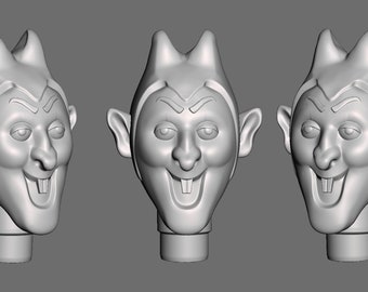 Count Chocula custom 8" 1/9th scale 3D Printed head