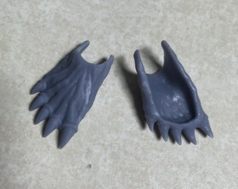 Werewolf custom 8" 1/9th scale 3D Printed feet appliances
