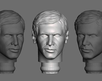 Lao Che Archaeologist custom 3D Printed head for 1/9th scale (aka 8 inch) action figure