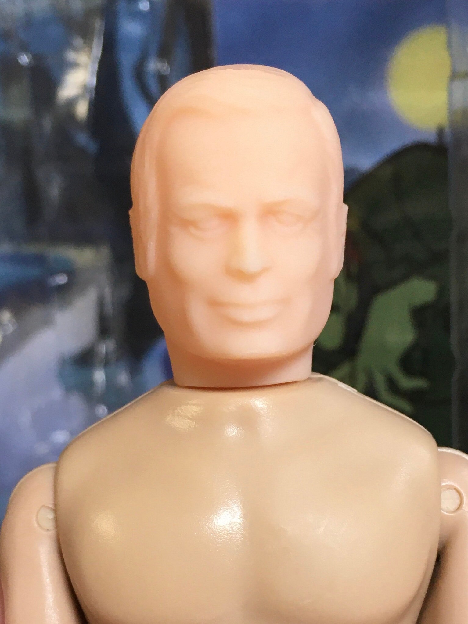 Kenner Six Dollar Man Maskatron Oscar Custom 3D Printed Head for 1/9th ...
