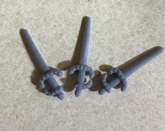 Clash of the Titans Reproduction (3) Swords for 3 3/4 inch figure