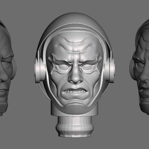 Gemini change-o-head with accessories custom 8&quot; 1/9th scale 3D Printed kit
