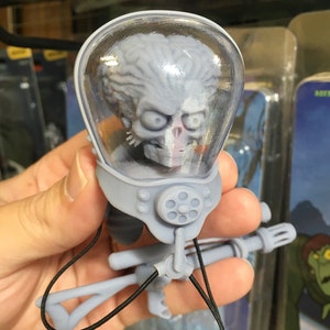 Martian 3d resin printed kit for 8&quot; 1/9th scale action figure with vacuum formed helmet