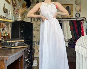 Vintage 50s 60s Prairie Nightgown Matej for Odette Barsa