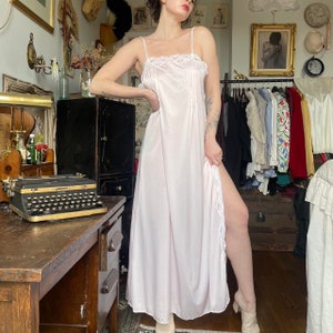 Vintage 70s Nightgown High Slit by Character