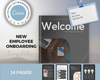 Manuel des nouvelles recrues | Pack de bienvenue pour les employés | Liste de contrôle pour les nouvelles recrues | Pack d'intégration des employés | Modèle d’intégration des employés | Manuel RH