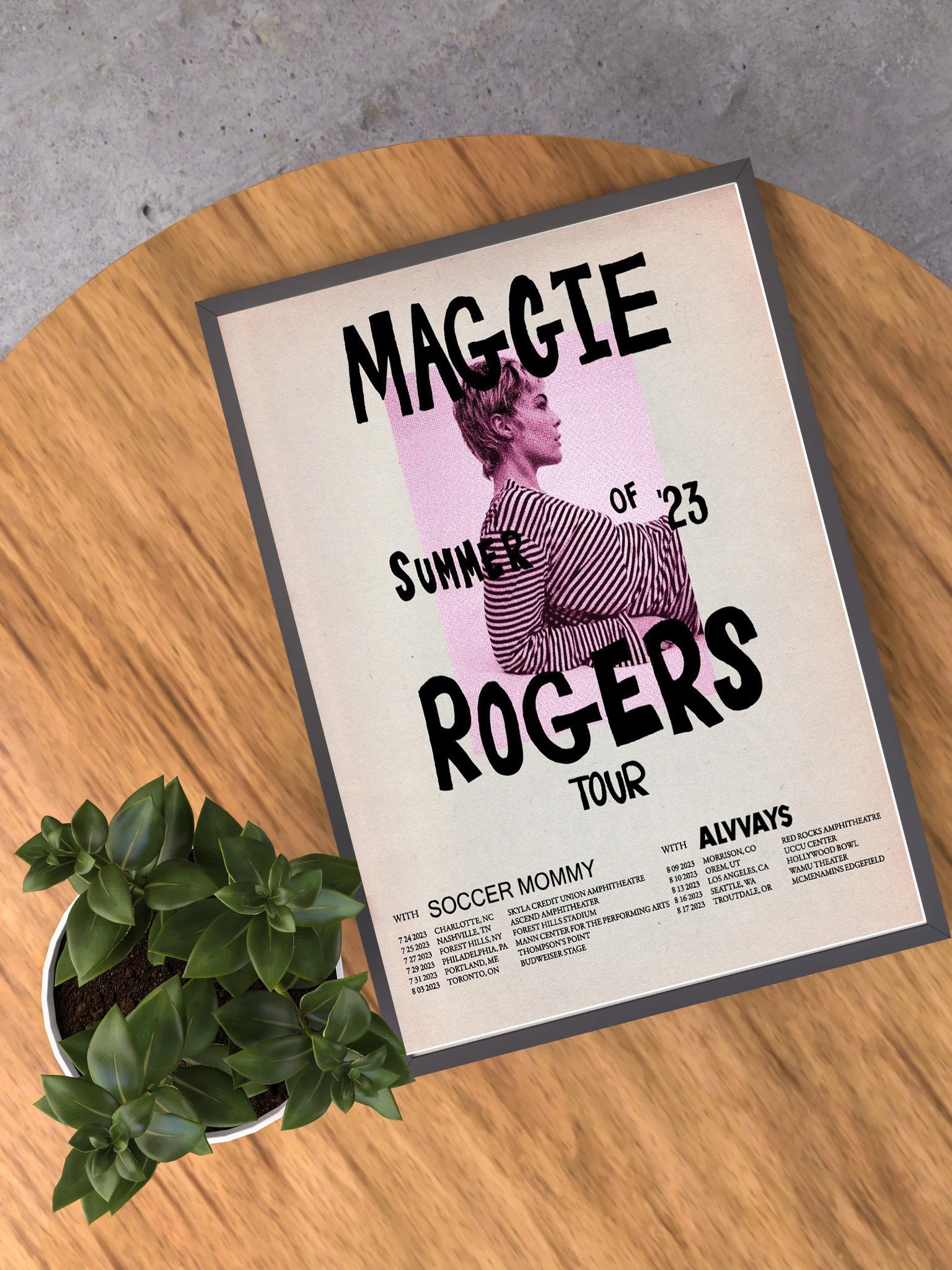 Discover Maggie Rogers Tour 2023 Poster, US Tour Poster