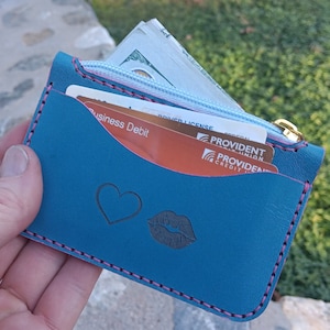 LightBurn Ready SVG - Cartera de cuero con cremallera para mujer (para grabadores láser)
