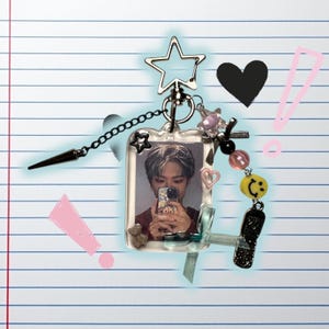 Ateez Mingi inspired keychain double sided