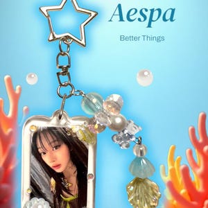 Kpop Aespa Giselle inspired keychain double sided