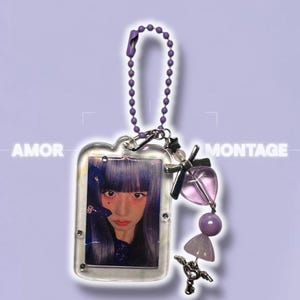 Blackpink Jisoo Amortage inspired keychain