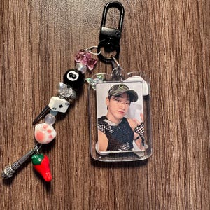 Kpop Ateez San Bouncy Inspired Keychain Double Sided - Etsy
