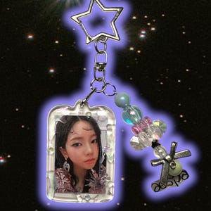Kpop Aespa Karina Supernova keychain double sided