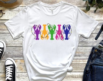 Camisa Mardi Gras, Camiseta Mardi Gras Carnival, Camisa Mardi Gras Crawfish, New Orleans TShirt, Camisa Funny Mardi Gras, Camisa Fat Tuesday 2023