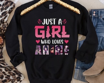 Felpa Anime Amore Ragazza, Maglione Amante Anime, Amore per Anime, Regalo per Lei, Regalo Per Amico, Maglione Anime, Felpa Manga 2023