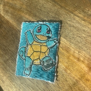 Squirtle iron on patch