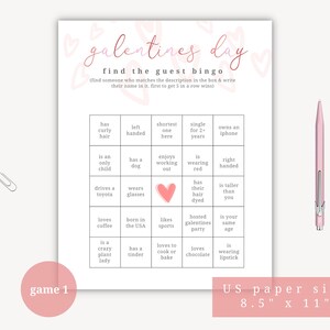 Galentines Day Games, Valentines Games, Printable Valentines Games ...