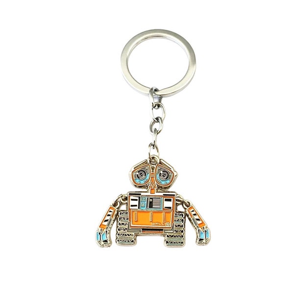 Wall E and Eve Keychain Etsy