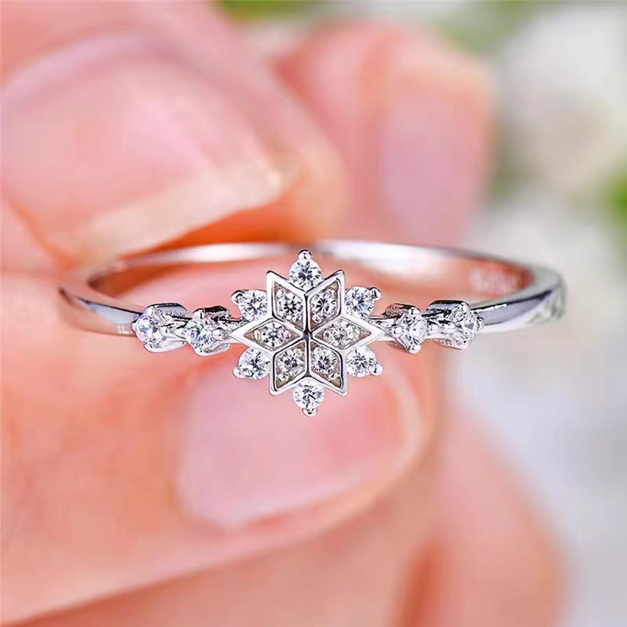 Little snowflake ring clearance