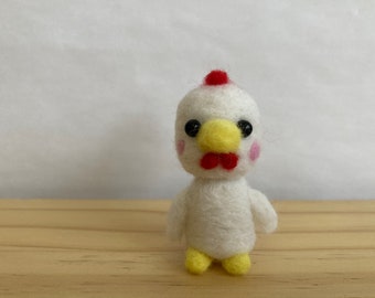 Cute Felted Rooster