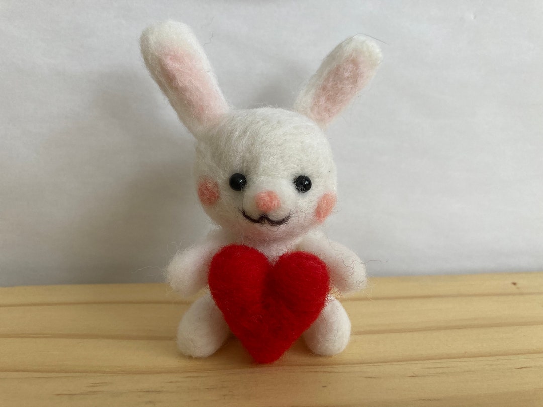 Cute Felted Rabbit - Etsy