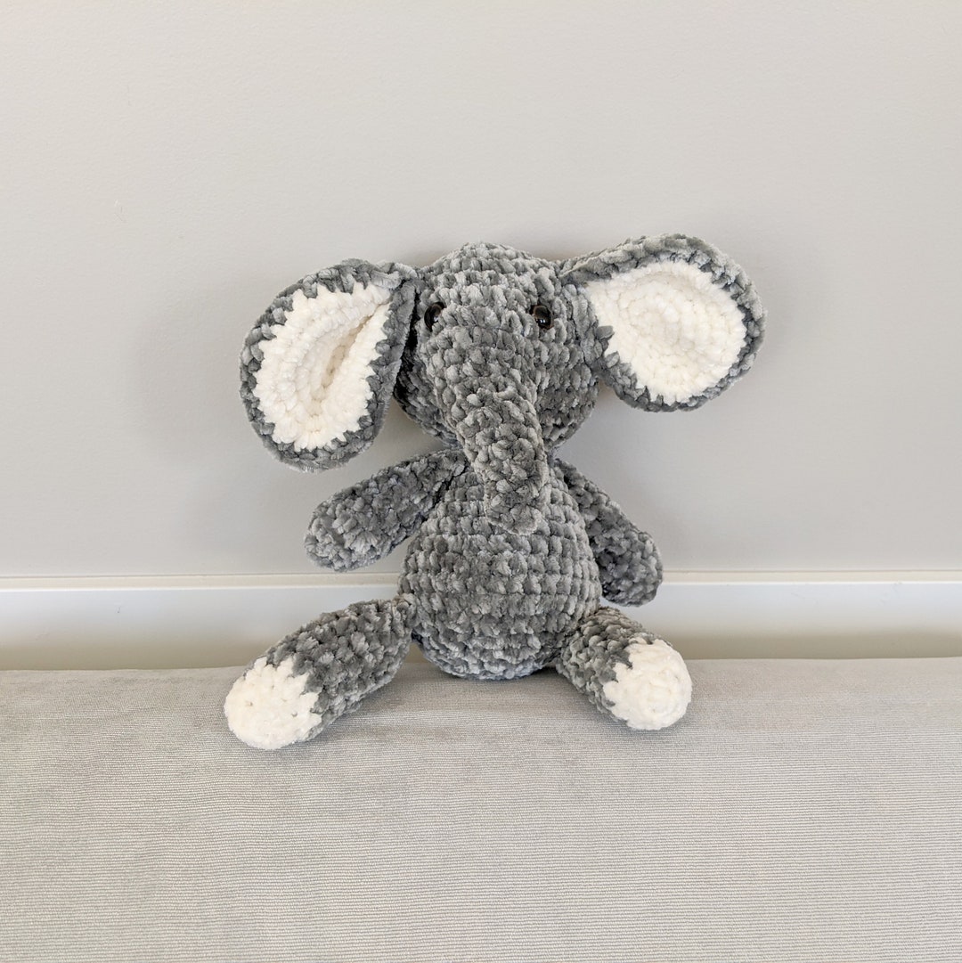 Crochet Elephant, Crochet Animal, Crochet Cute Animal, Handmade Animals, Elephant Toy, Cute