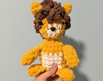 Gehaakt leeuwspeelgoed: handgemaakte knuffel, superzacht garen