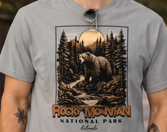 Rocky Mountain Unisex comfort colors shirt | National park t shirt