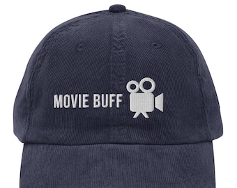 Movie buff Vintage corduroy hat | Movie lover cap | Director gift