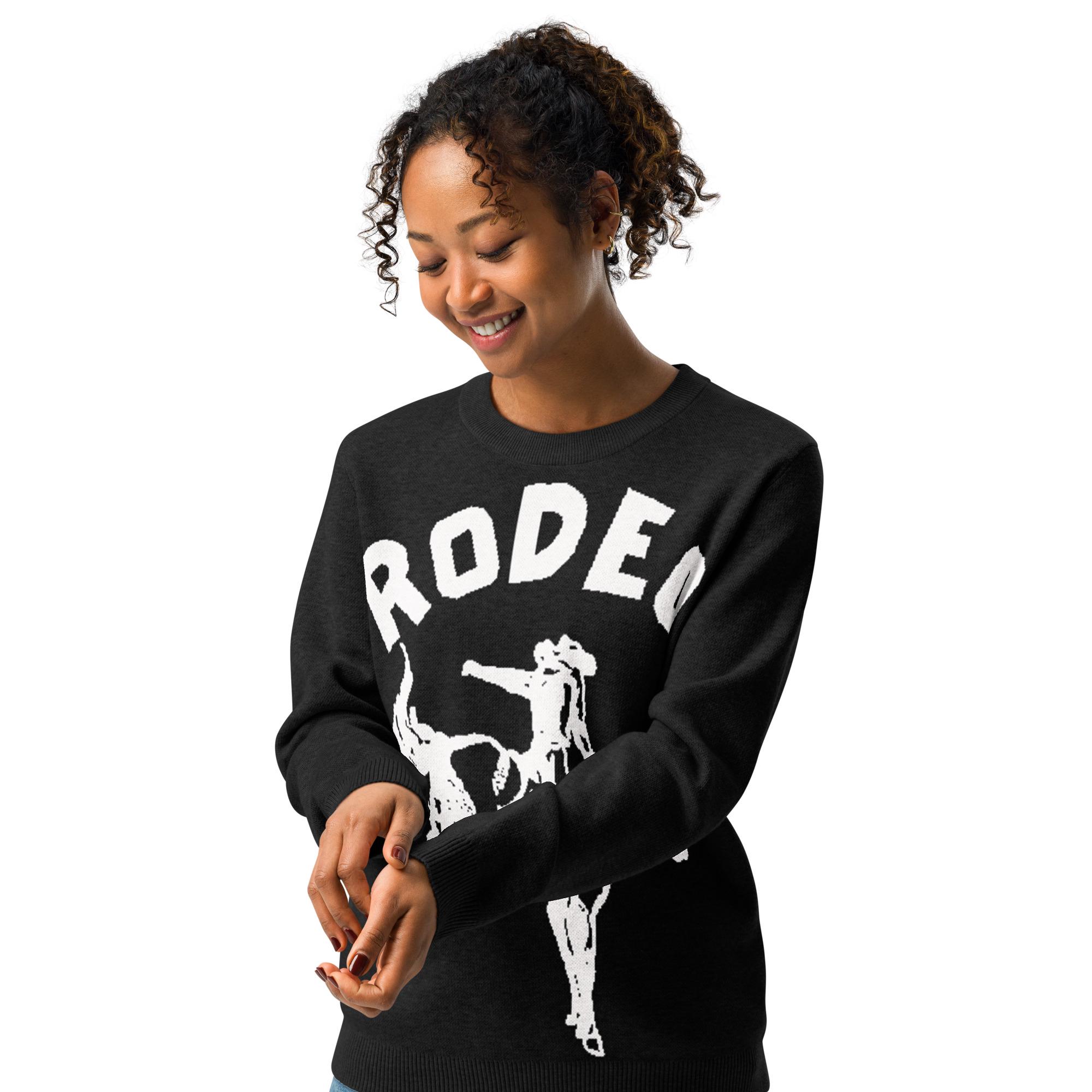 Retro Rodeo Cardigan Vintage Rodeo Cowboy Knit Sweater – Western Bull Rider Pullover - Etsy