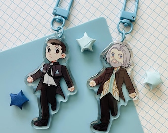 DBH Connor & Hank Keychains