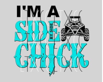 Chica CYAN SXS - Soy una chica de lado a lado - Archivo PNG - Solo descarga digital