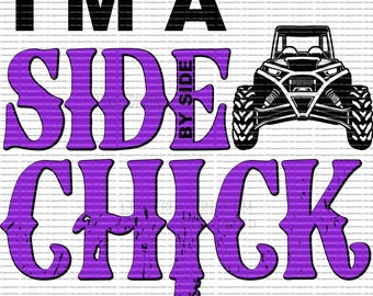Purple SXS Chick PNG File – Side by Side (Digital Download)