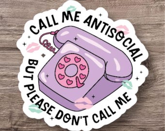 AntiSocial Sticker