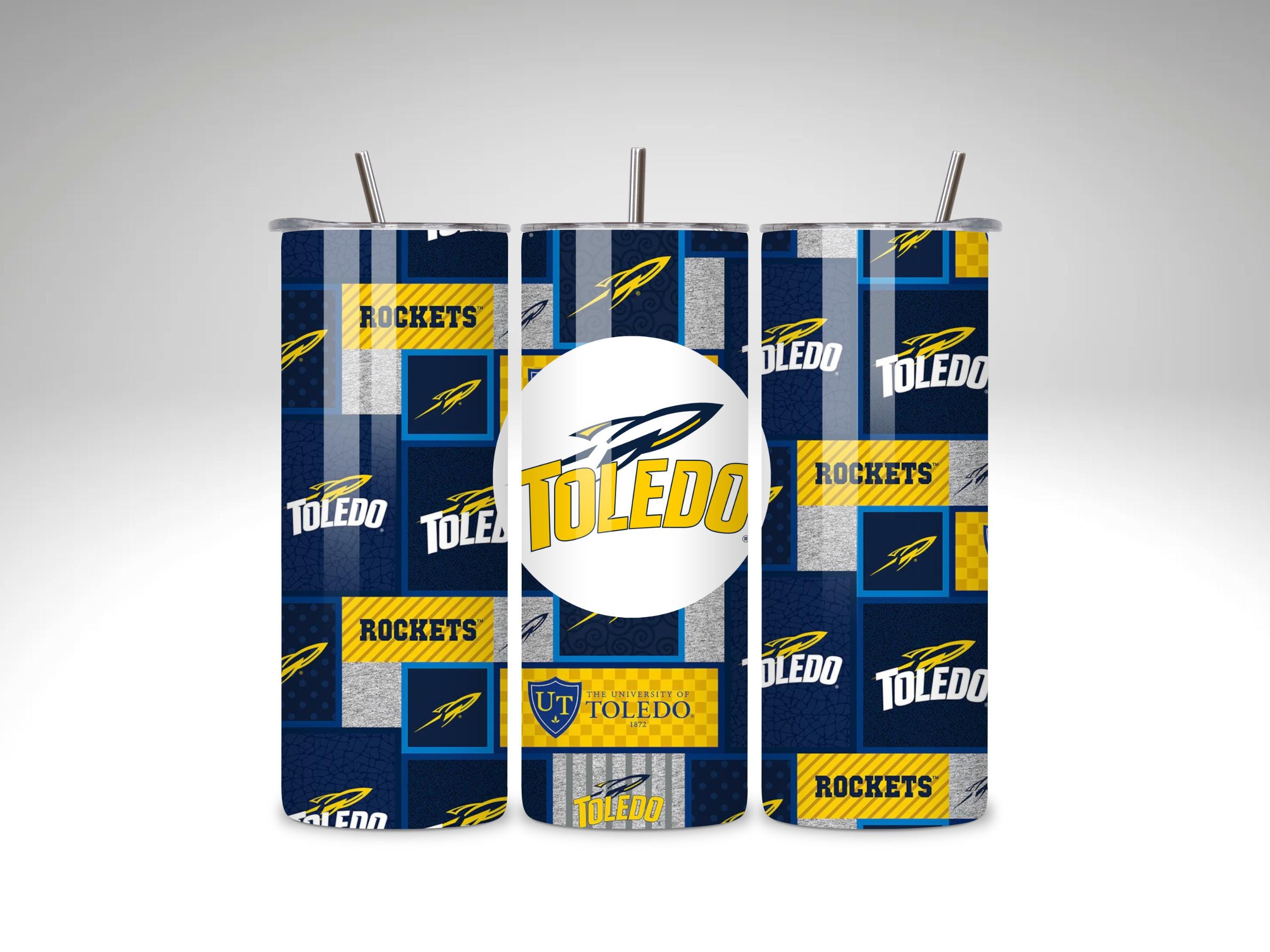 University Of Toledo Gartenflagge – Doppelseitig, 100% Polyester, Offiziell Lizenziert