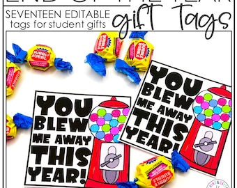 End of the Year Gift Tags
