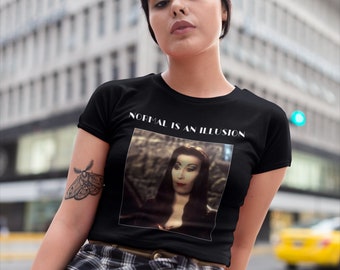 Normal is an Illusion Shirt, Morticia Addams Shirt, Horror Goth Queens Shirt, Addams, Halloween T-shirt, Gothic, Spooky, Coven, Witch Vibes