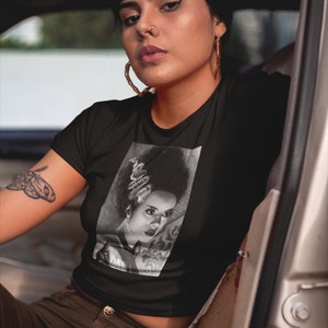 Bride of Frankenstein, Halloween, Monster Shirt, Couples Valentine&#39;s Day, Classic Horror,  Goth, Vintage Goth