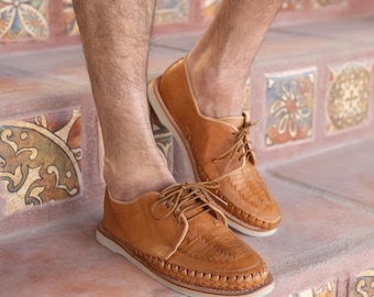 RAFA™ Handmade Leather Huaraches for Men – Summer Sandals – Casual Mexican Shoes – Ethical Gift for Him – Palmas Footwear