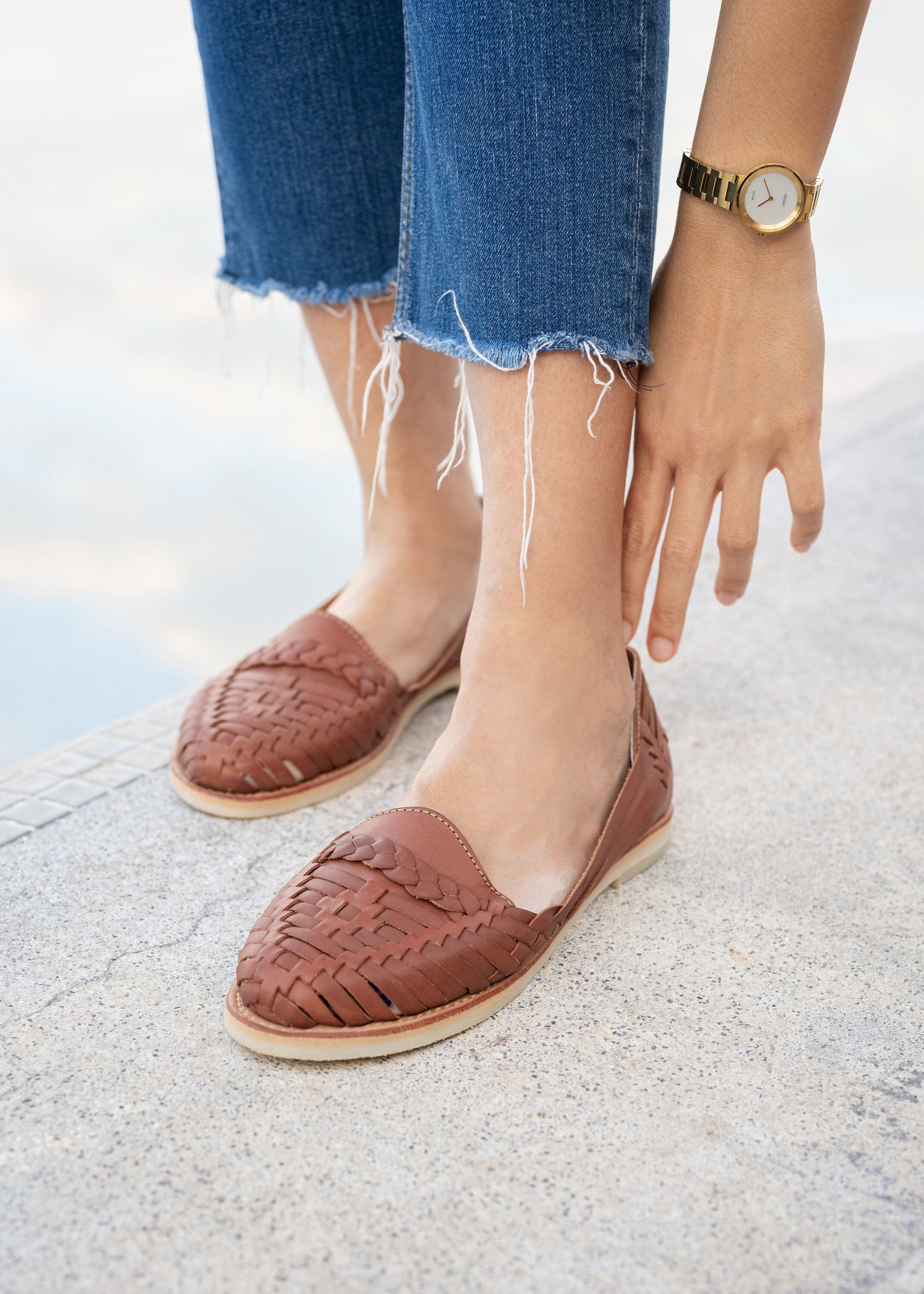 Mexican Artisanal Sandals Leather Shedron 602426 main image 0