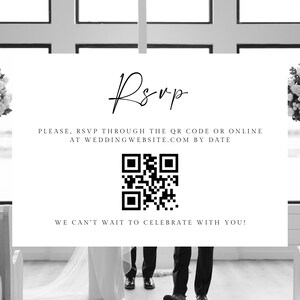Wedding RSVP Card Template 5x3.5