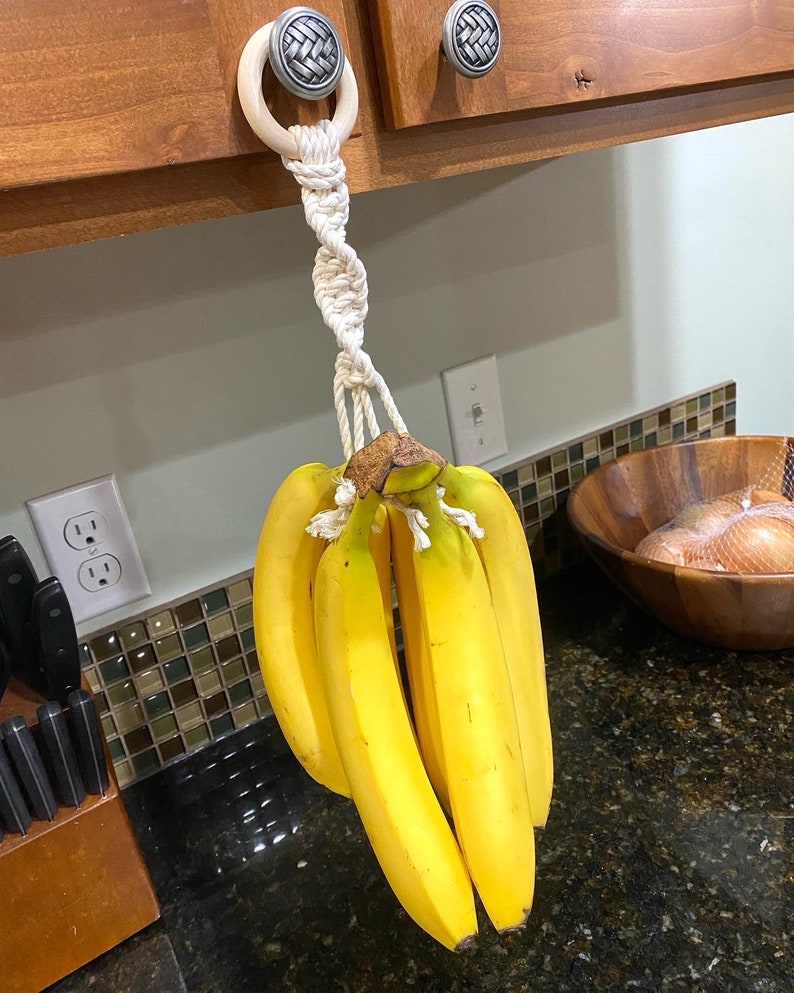 Macrame Banana Hangers Etsy
