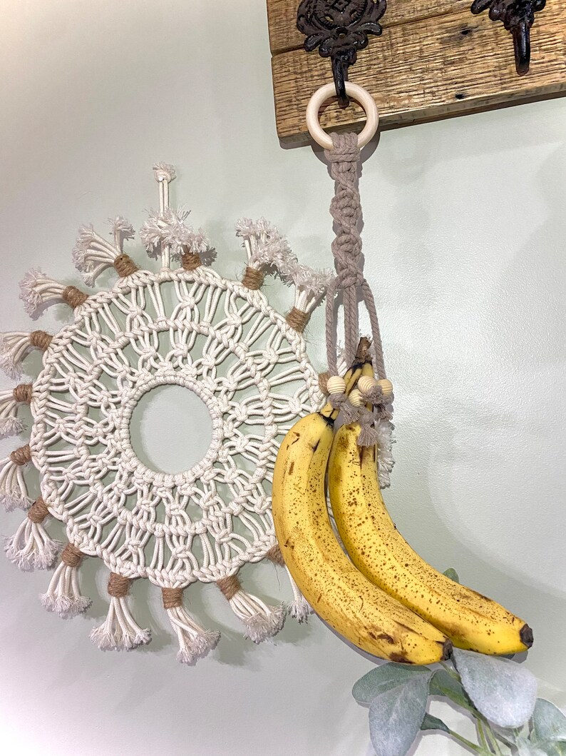 Macrame Banana Hangers Etsy