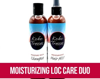 Koko Tresses Moisture Rich Shampoo and  Moisturizing Hair Mist