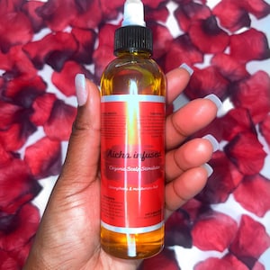 Aicha infused scalp stimulator