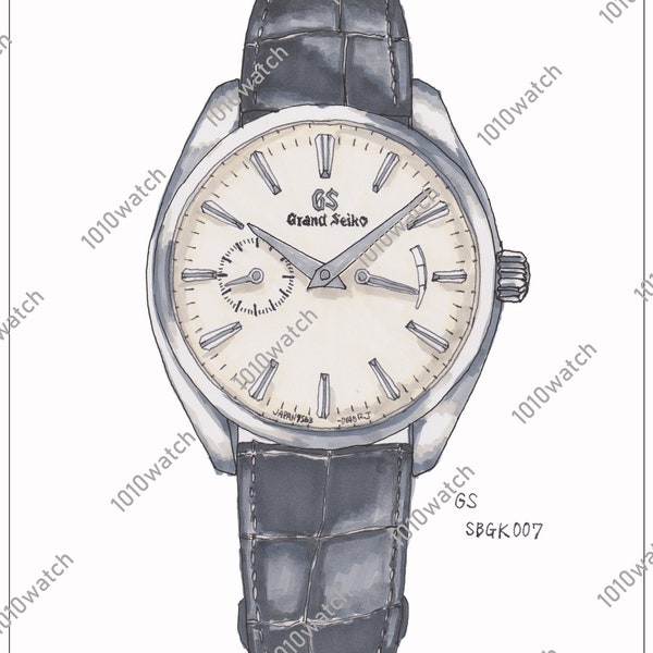 Digital download Art - Grand Seiko SBGK007 - illustration