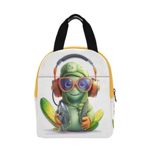 Popstar Pickle Insulated Zipper Lunch Bag
